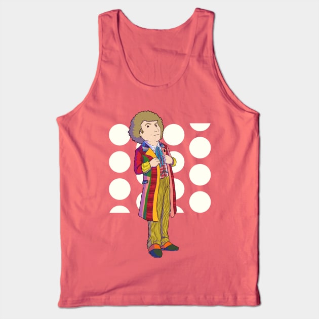 6th Doctor Tank Top by LorranNery